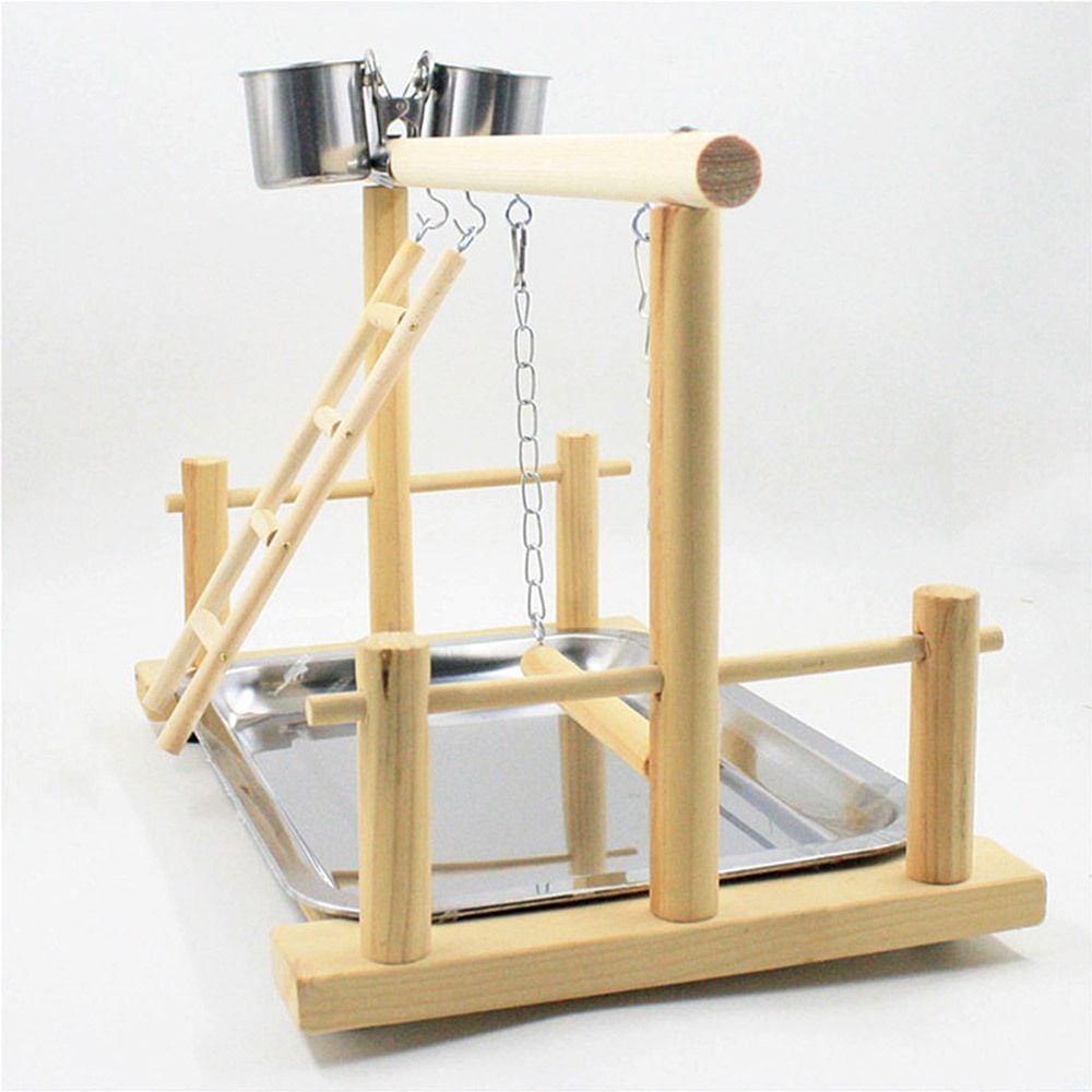 [리뷰] 앵무새 놀이터 장난감 새장 횟대 스탠드형+스텐컵 구매 전 체크포인트