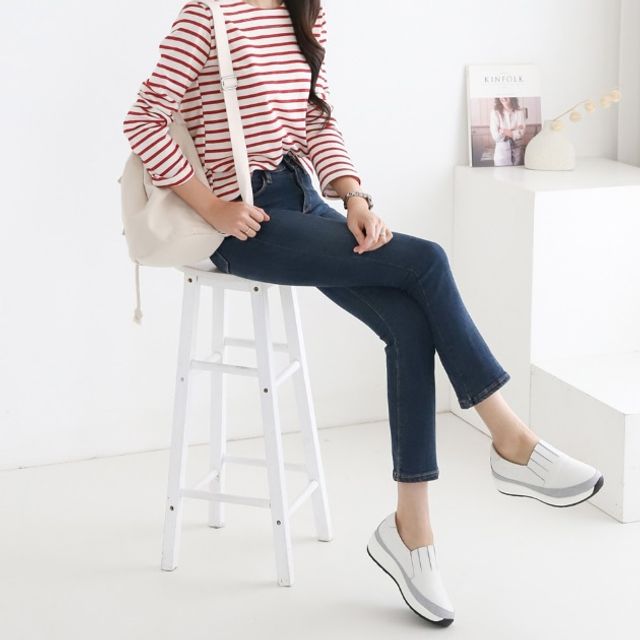 [리뷰] 여성 밴딩 천연 소가죽 키높이 슬립온 스니커즈 블랙 비교·체크리스트 가이드