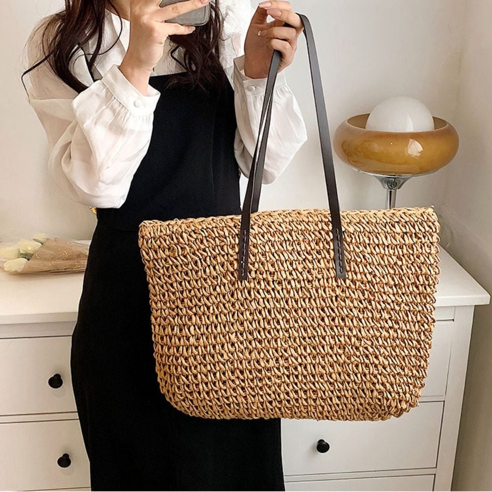 [리뷰] 넉넉 사이즈 여행 베이직 디자인 라탄 숄더백 브라운 비교·체크리스트 가이드