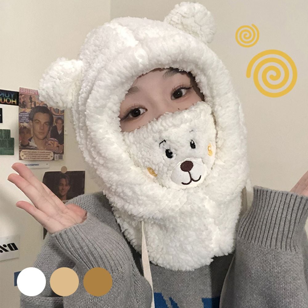 [리뷰] 곰돌이 방한 워머 털모자 3color 브라운 비교·체크리스트 가이드