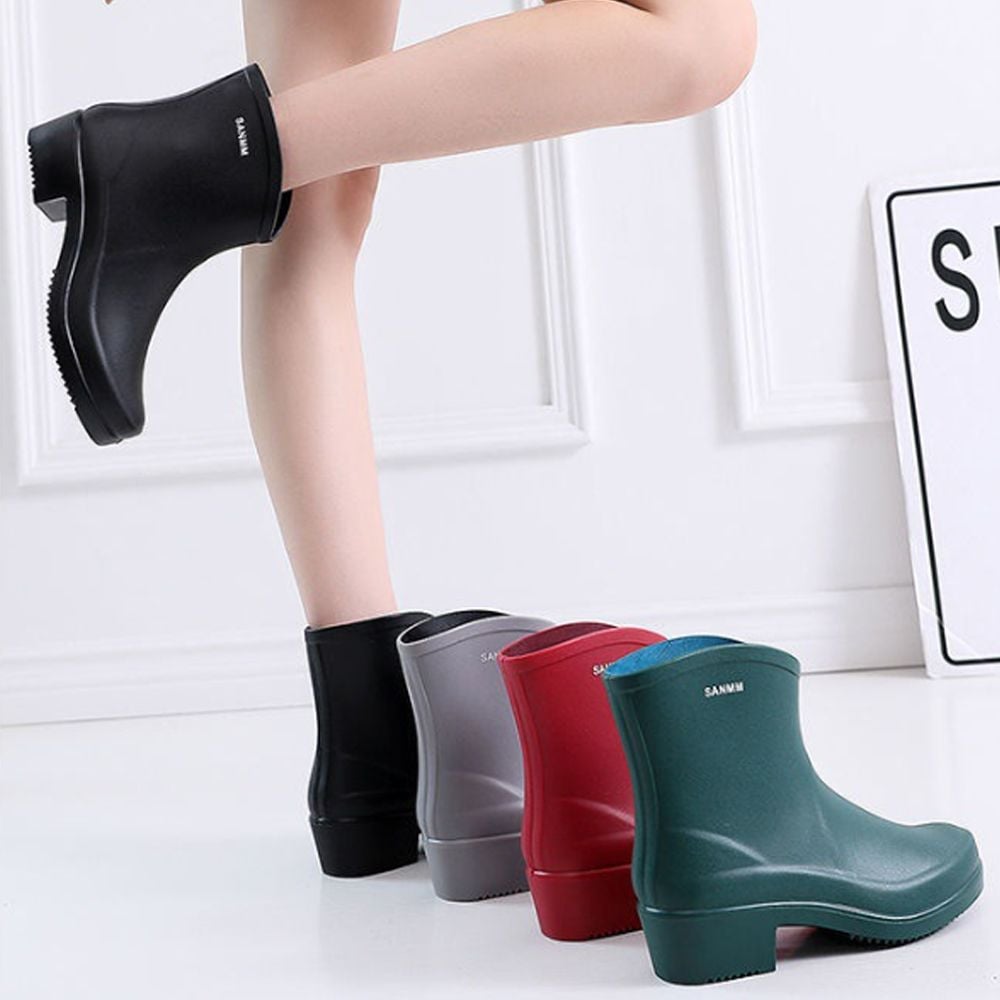 [리뷰] 4컬러 통굽 키높이 레인부츠 여성장화 슬림 방수장화 블랙 비교·체크리스트 가이드