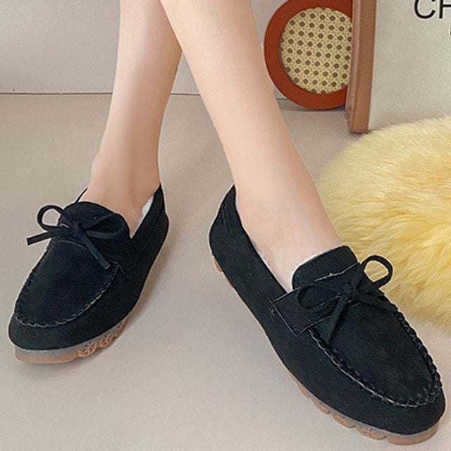 [리뷰] 여성 리본 디자인 스웨이드 겨울 털 모카신 블랙 비교·체크리스트 가이드