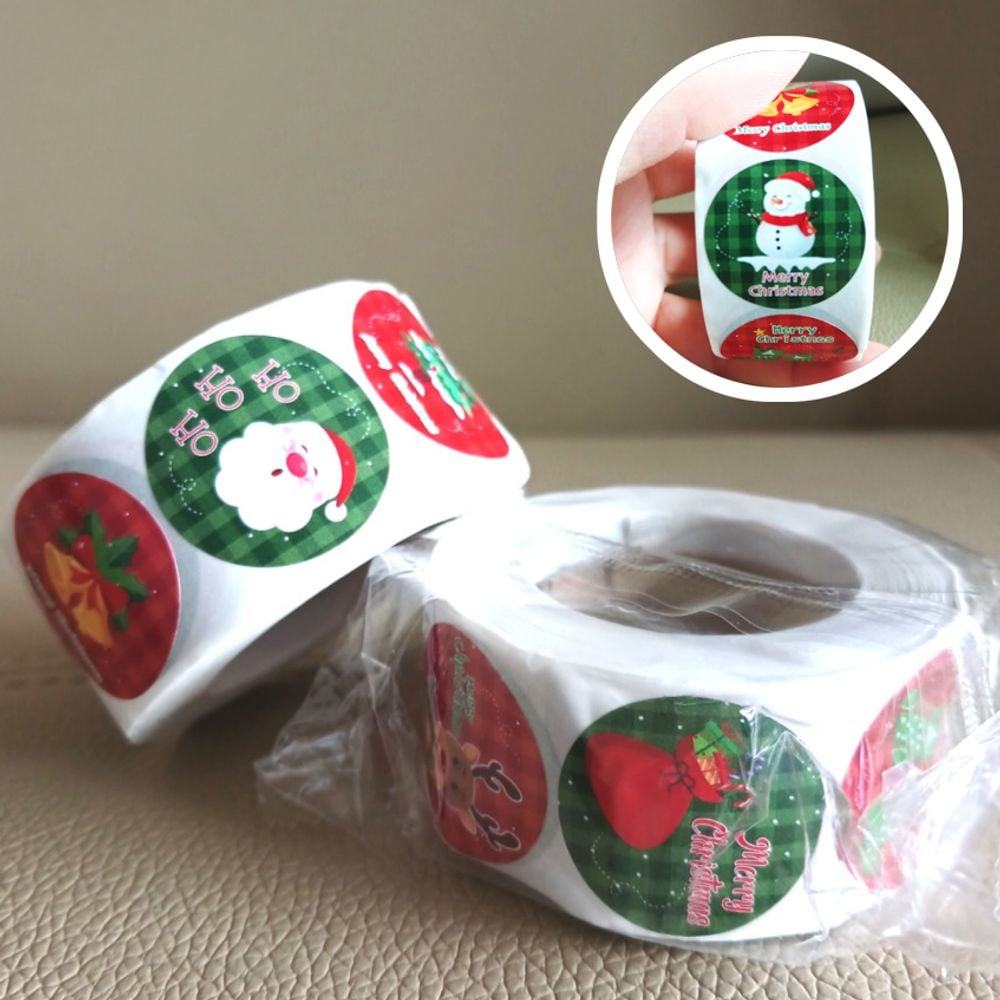 [리뷰] 500개 크리스마스 씰 스티커 지름 비교·체크리스트 가이드