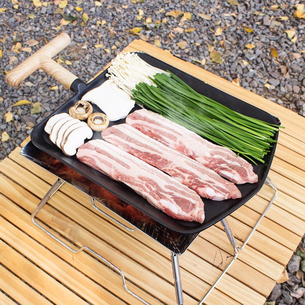 [리뷰] 캠핑 그리들팬 사각 불판 무쇠 삽 그리들 LUAZ-GR1 비교·체크리스트 가이드